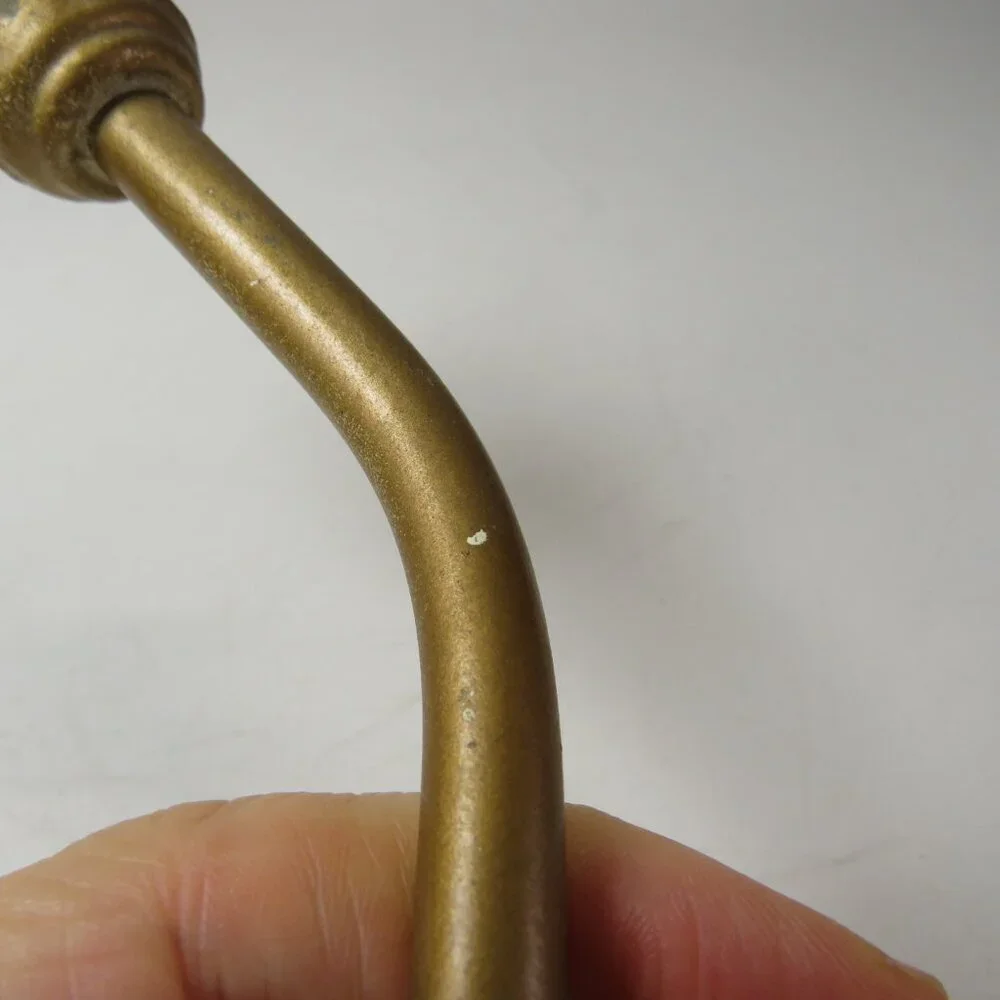 Cast Iron Metal Hook Warm Gold 8 1/4